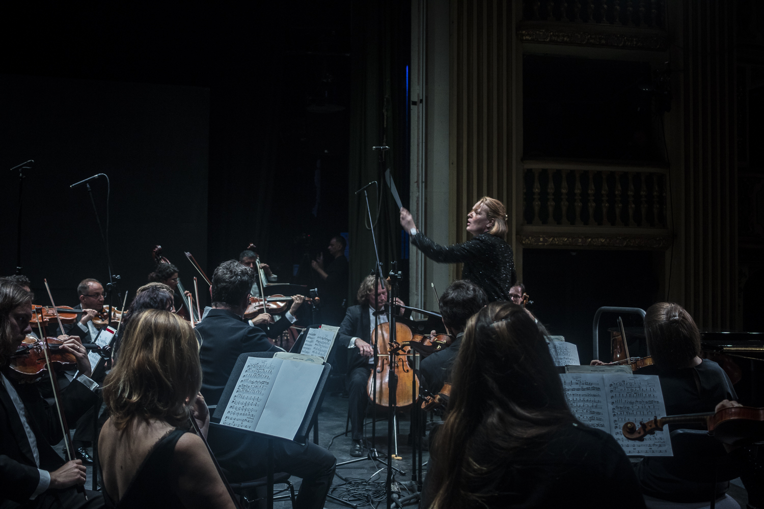 Conductor - Anne Marie Granau Støttekoncert. Foto: Andrea Hoffmann